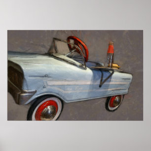 Póster Tee Bird Pedal Car