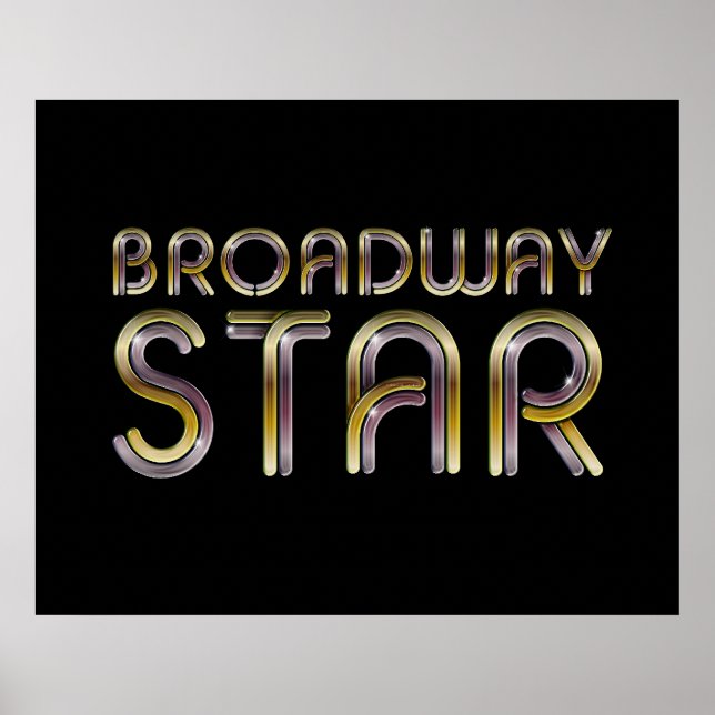 Póster TEE Broadway Star (Frente)