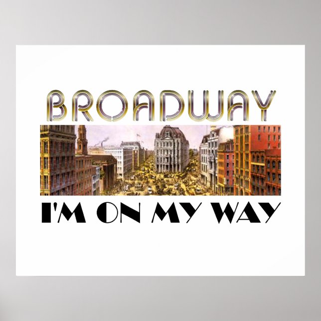 Póster TEE Broadway Star (Frente)