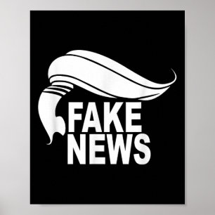Póster Tee De Noticias Falsas _ Hablando De América _ Com
