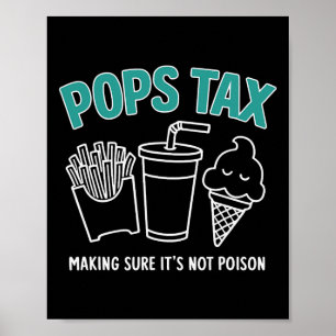 Póster Tee de papá gracioso que no sea veneno