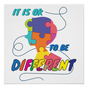 Póster Tee de sensibilización sobre el autismo Camiseta