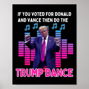 Póster Tee Gracioso Para Papás Y Madres Que Aman A Trump 