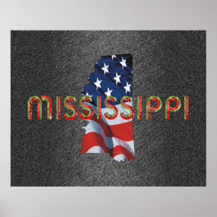 Póster TEE Mississippi Patriot