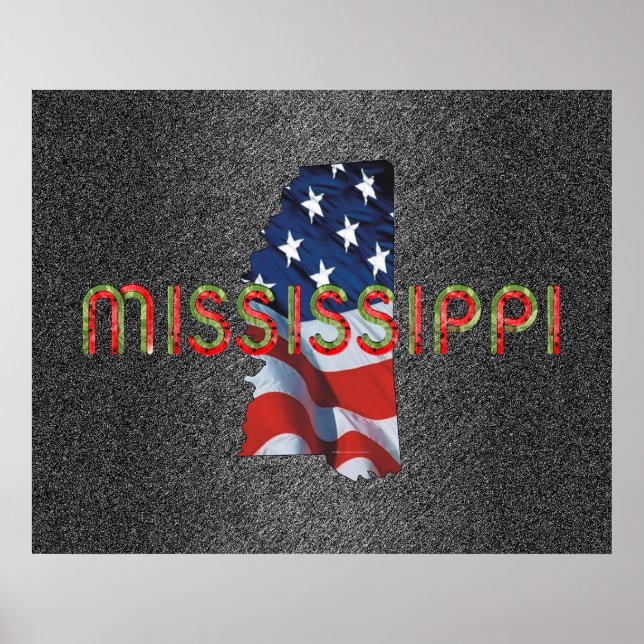 Póster TEE Mississippi Patriot (Frente)