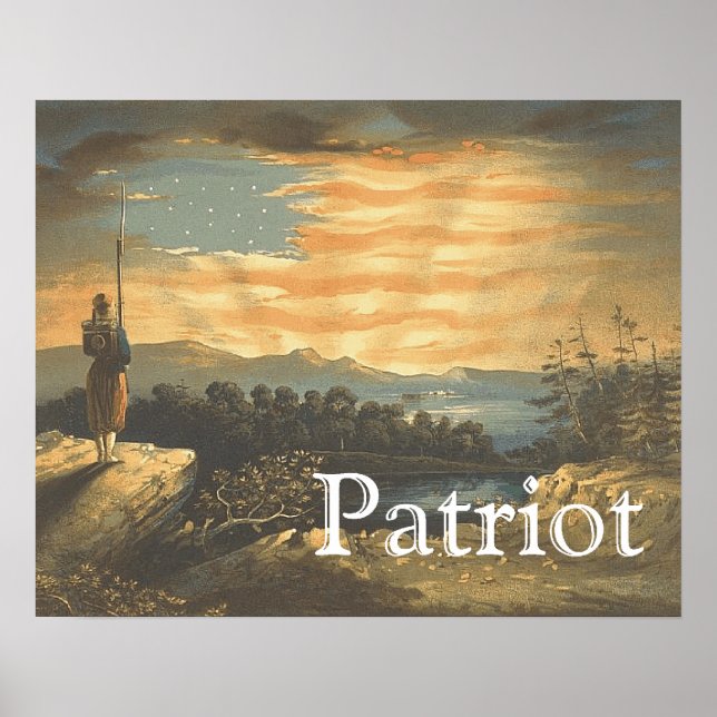 Póster TEE Patriotic Sky (Frente)
