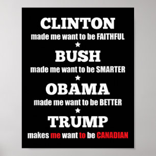 Póster Tee Política Contra Trump Para Independientes Y