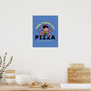 Póster Teen Titans Go! Robin "Truth Justice Pizza"