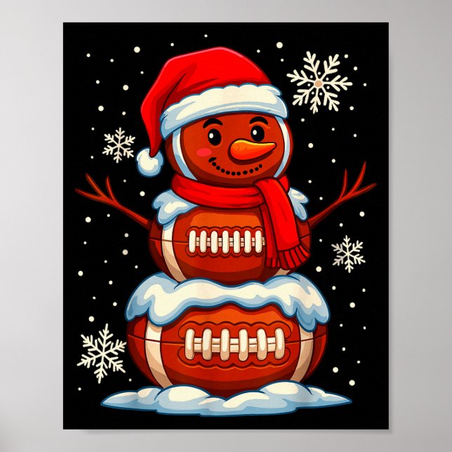 Póster Teenage Boys Christmas Pajamas, American Football  (Frente)