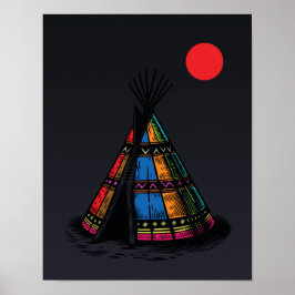 Póster Teepee eléctrico