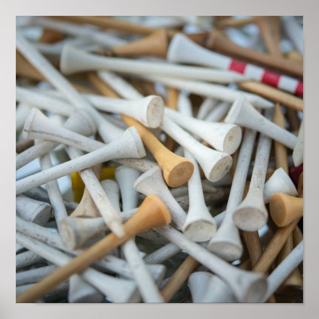 Póster Tees de golf (Frente)