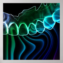 Teeth Design Dentist Ortodontista Poster