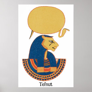 Póster Tefnut, Antigua diosa egipcia