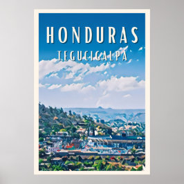Póster Tegucigalpa : entre histoire y modernidad