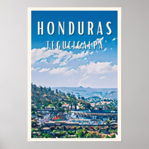 Póster Tegucigalpa : entre histoire y modernidad