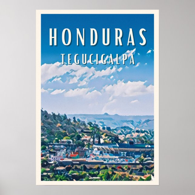 Póster Tegucigalpa : entre histoire y modernidad (Frente)