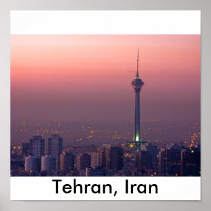 Póster Teherán en Irán