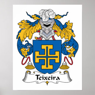 Póster Teixeira Family Crest