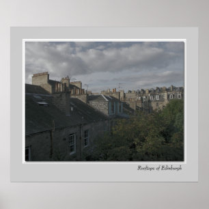 Póster Tejados de Edimburgo