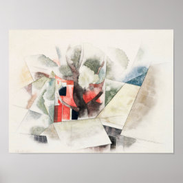 Póster Tejados y Fantasía (1918) | Charles Demuth