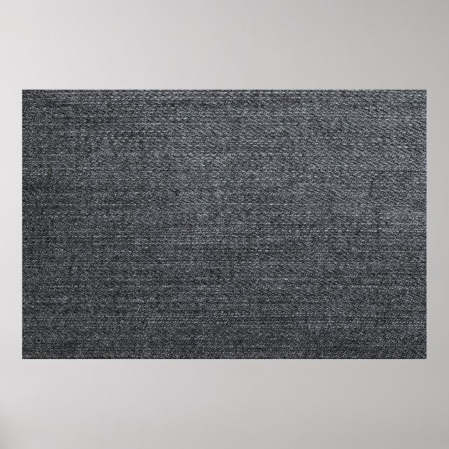 Póster Tejido azul de textura de tela denim (Frente)