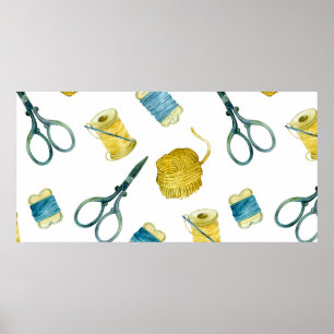 Póster Tejido de patrones sin soldadura