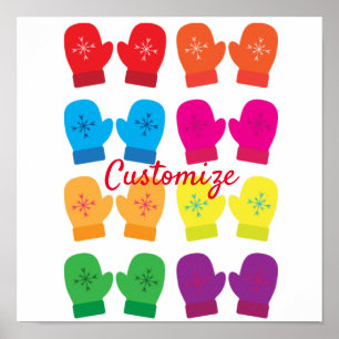 Póster Tejido multicolor Mittens Thunder_Cove
