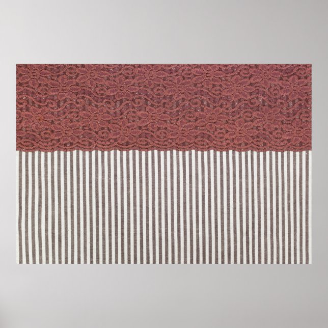 Póster Tejido textil y encaje para fondo (Frente)