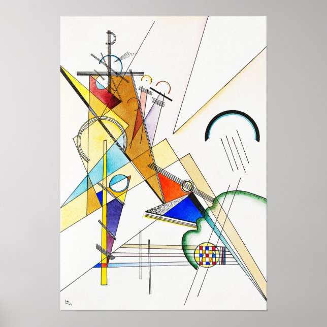 Póster Tejido, W. Kandinsky (Frente)