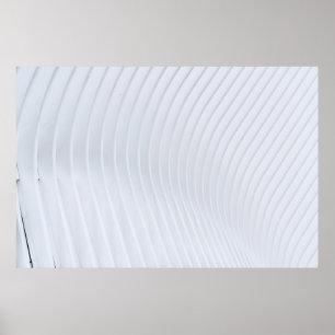 Póster Tejidos de rayas blancas y grises