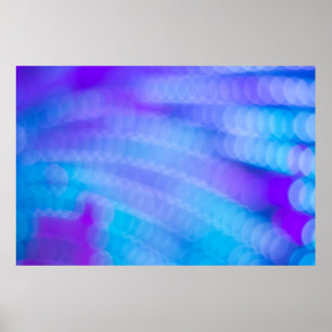 Póster Tejidos de rayas rosas y azules