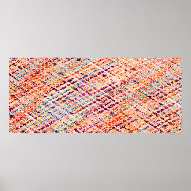 Póster Tejidos de textura de tela de un hilo grande (Frente)