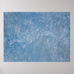 Póster Tejidos florales azules y blancos