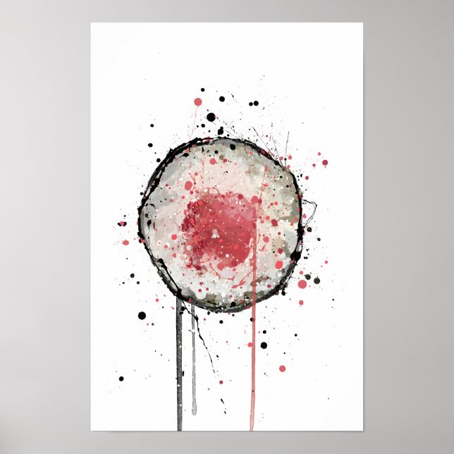 Póster Tekkamaki Tuna Sushi Roll (Frente)