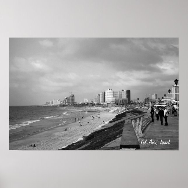 Póster Tel-Aviv, Israel (Frente)