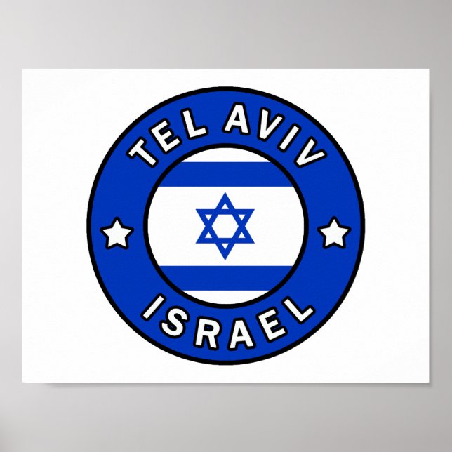 Póster Tel Aviv Israel (Frente)