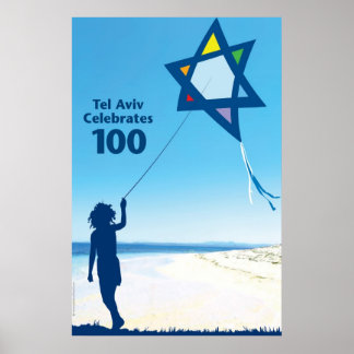 Póster tel aviv kite 100