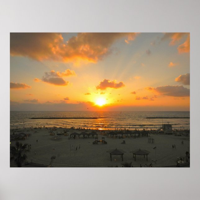 Póster Tel Aviv Sunset (Frente)