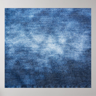 Póster Tela de denim, fondo texturado.