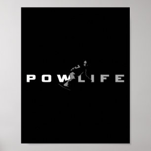 Póster Tela de nieve - Snowboard Snowboard Snowboard