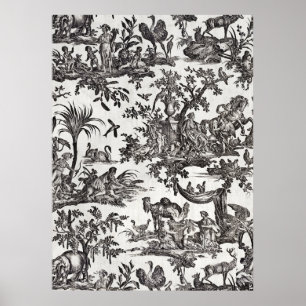 Póster Tela impresa