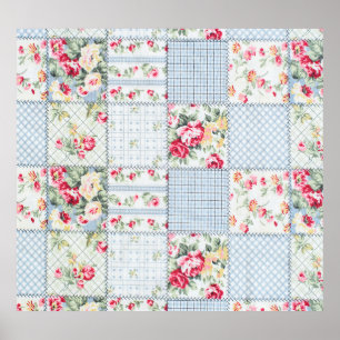 Póster Tela Rosa: Diseño elegante de fondo