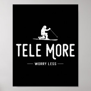 Póster Tele Más Preocupación Menos
