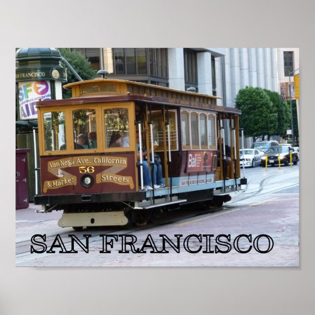 Póster Teleférico de San Francisco (Frente)