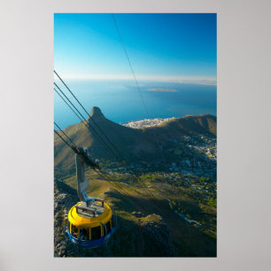 Póster Teleférico de Table Mountain, Ciudad del Cabo