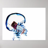 Teléfono celular Skeleton de visión de rayos X en 