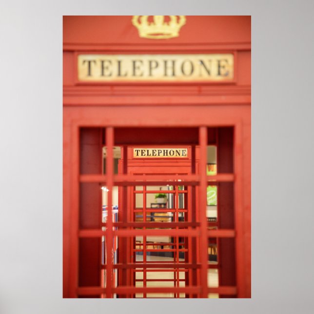 Póster Teléfono de Londres (Frente)