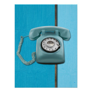 Póster Teléfono Rotary