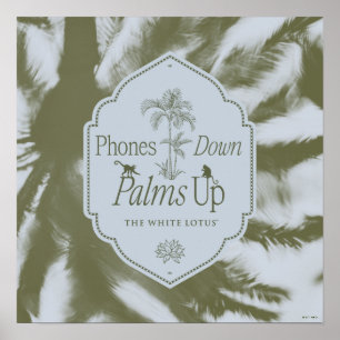 Póster Teléfonos abajo, palmas arriba - El Lotus blanco