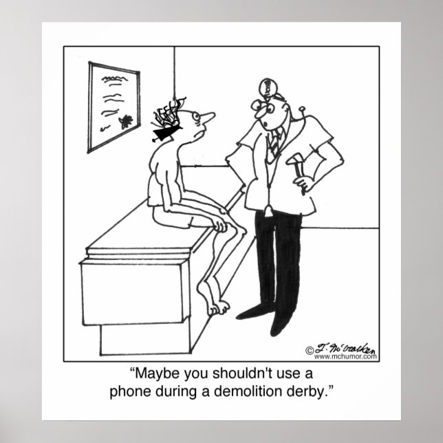 Póster Teléfonos y Derbys de Demolición (Frente)